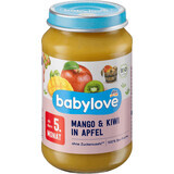 Babylove Purea di mango con kiwi e mela ECO, 5+, 190 g