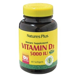 Natures Plus Vitamina D3 5000 Ui Integratore Alimentare 60 Capsule