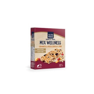 Nutrifree Barrette Cereal Mix Wellness Senza Glutine 28gx5