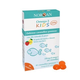 OMEGA-3 KIDS Jelly NORSAN 45 Caramelline
