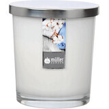 Mueller Candela profumata in vetro con morbido aroma di cotone, 1 pz