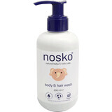 Nosko Schiuma detergente per corpo e capelli, 200 ml