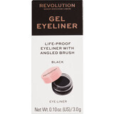 Revolution Gel Eyeliner Eyeliner in vasetto con pennellino, 3 g