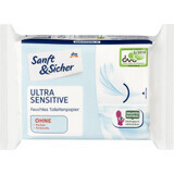 Carta igienica umidificata Sanft&Sicher Ultra Sensitive, 50 pz