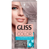 Schwarzkopf Gliss Color Tintura permanente per capelli 10-55 Biondo platino ultra chiaro, 1 pz