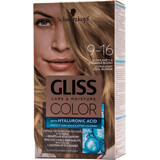 Schwarzkopf Gliss Color Tintura permanente per capelli 9-16 Ultra Light Cool Blonde, 1 pz