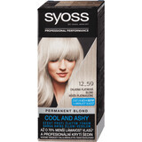 Syoss Color Tintura permanente per capelli 12-59 Biondo platino freddo, 1 pz