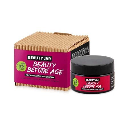 Crema viso antirughe con estratto di centella asiatica, Beauty Before Age, Beauty Jar, 60 ml