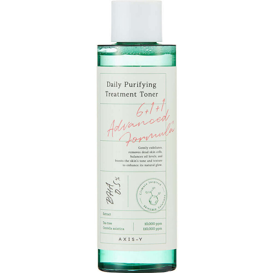 Daily Purifying Treatment Toner - Anti-imperfection exfoliating toner with AHA, BHA and PHA acids, AXIS-Y 200ml