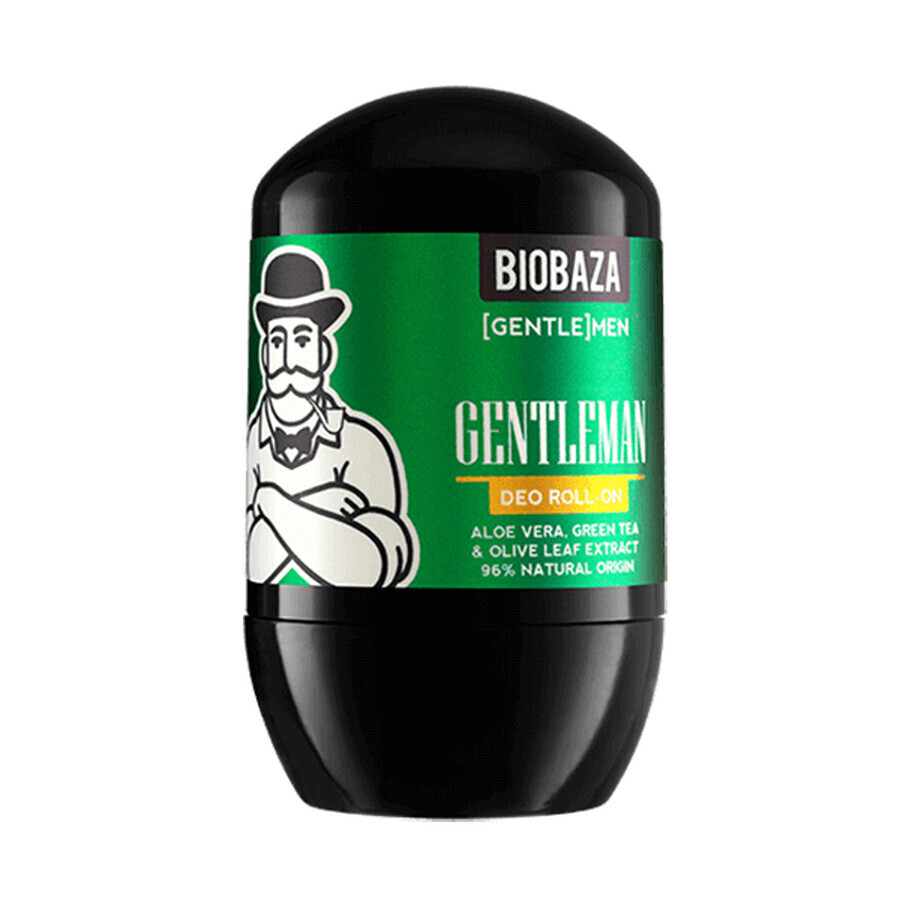 Natural deodorant with aloe vera and green tea extract for men, Gentlemen, Biobaza, 50 ml