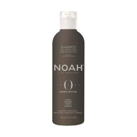 BIO purifying shampoo with essential mint oil for oily hair and scalp, Noah, 250 ml