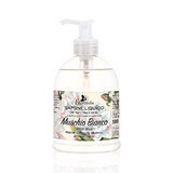 Sapone liquido vegetale idratante al profumo di muschio bianco e olio di Jojoba, Florinda, 500 ml La Dispensa