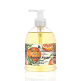 Sapone liquido vegetale idratante alle arance rosse e olio di Jojoba, Florinda, 500 ml La Dispensa