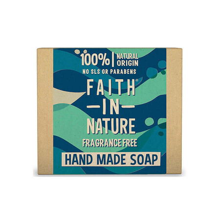 Sapone solido naturale senza profumo, Fede nella Natura, 100 gr