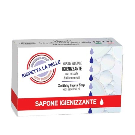 Sapone vegetale disinfettante agli oli essenziali, Dispensa, 100 gr