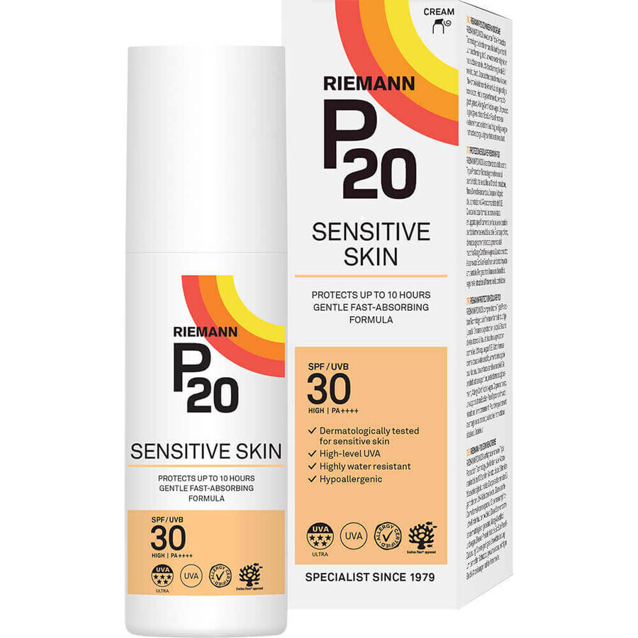 Sensitive Crema viso e corpo con fattore di protezione SPF 30, RIEMANN P20, 100 ml