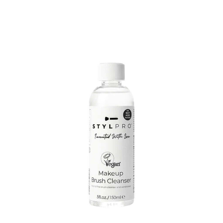 Soluzione detergente vegana per pennelli da trucco, Stylpro, 150 ml