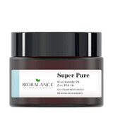 Super Pure Purifying Cream-Gel with Niacinamide 5% + Zinc PCA 1%, for oily, acneic or combination skin, Bio Balance, 50 ml