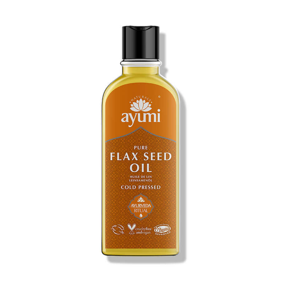 Olio di semi di lino puro spremuto a freddo, AYUMI, 150 ml