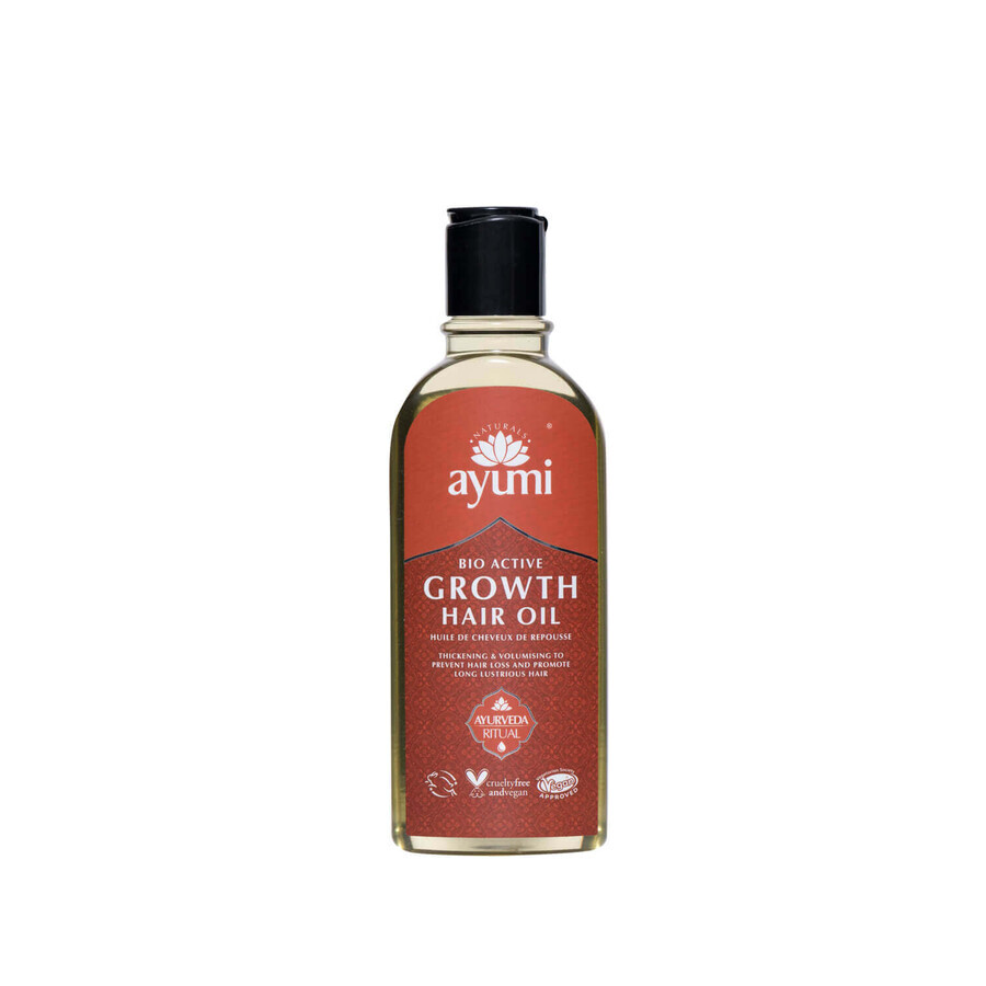 Olio per la crescita dei capelli con estratto di cocco, Ayumi, 150ml