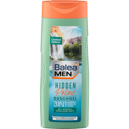Balea MEN Gel doccia Hidden Palms Uomo, 300 ml