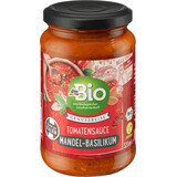 DmBio Salsa di pomodoro biologica con mandorle e basilico, 340 g