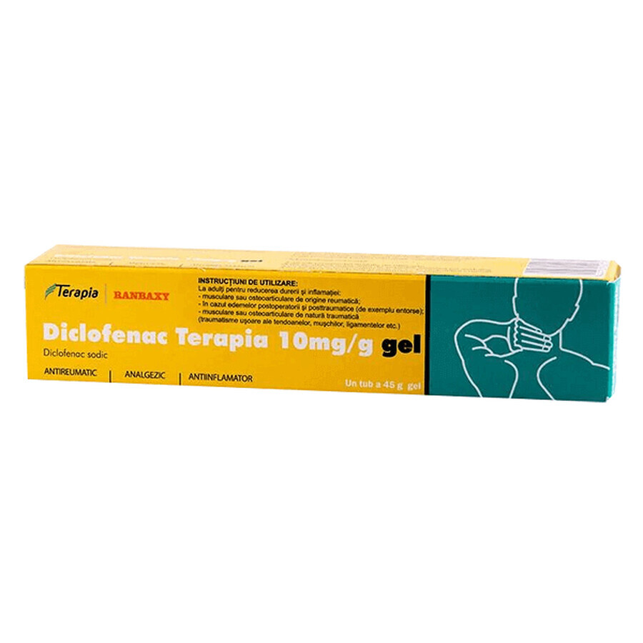 Diclofenac gel 1%, 45 g, Therapy