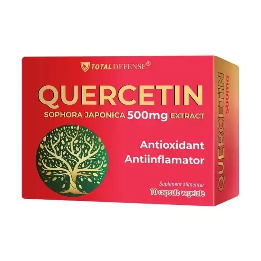 Quercetina 500mg Defensa Total 10cps, CosmoPharm