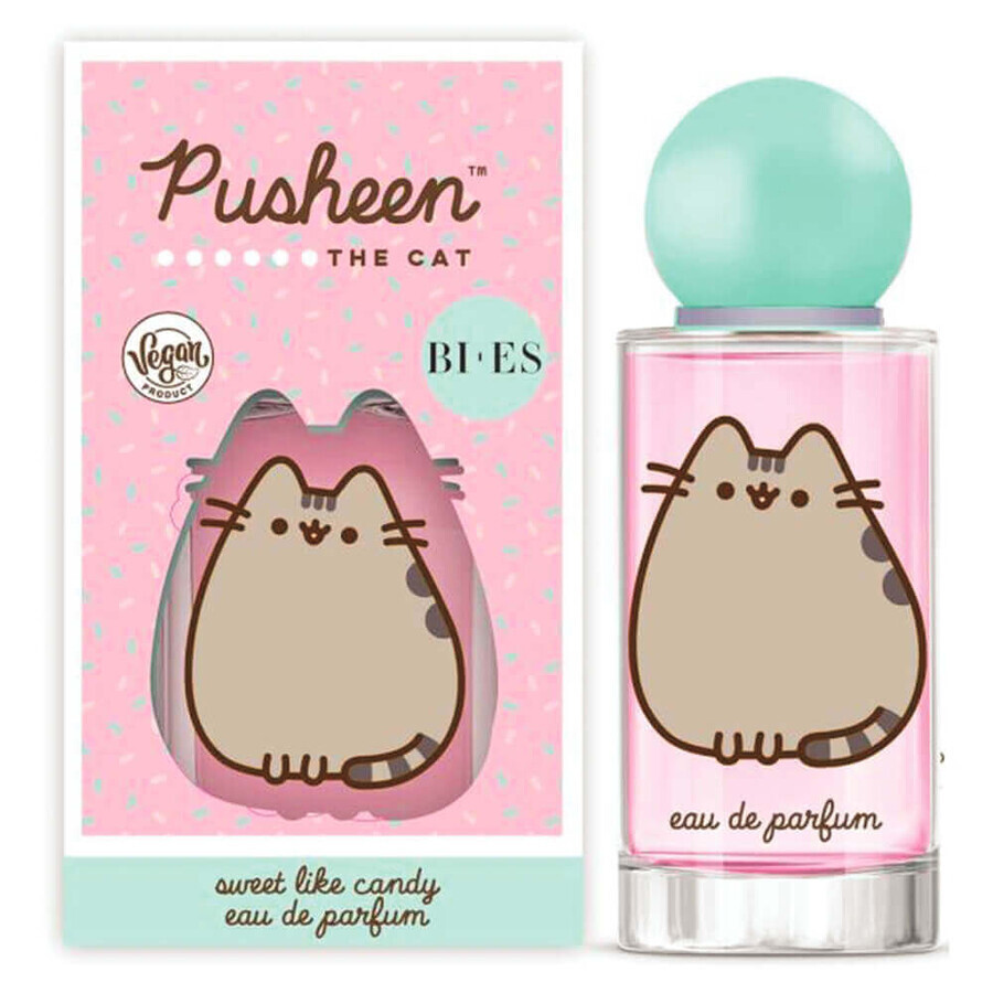 Eau de parfum dolce come caramelle, 50 ml, Pusheen