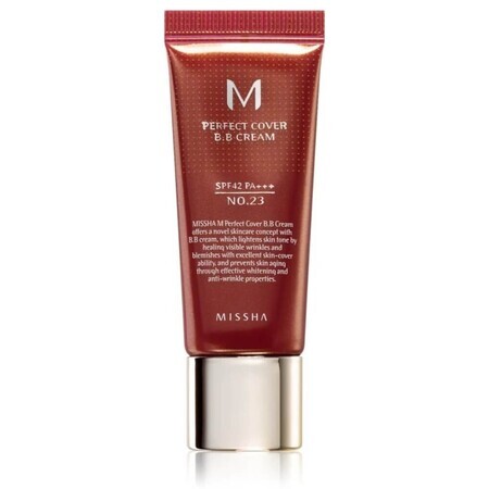 BB Cream M Perfect Cover SPF42/PA+++, 20 ml, shade 23, Missha