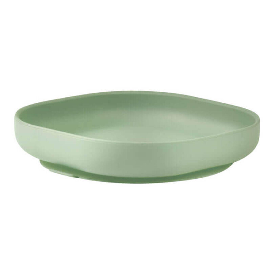 Piastra in silicone con ventosa, Verde Salvia, Beaba