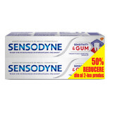 Sensitivity &amp; Gum Toothpaste Pack, 75 + 75 ml, Sensodyne