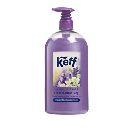 Liquid soap with jasmine and lavender, 500 ml, Keff