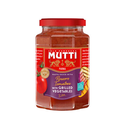 Sugo per pasta con pomodorini Rossoro e verdure gratinate, 400 g, Mutti