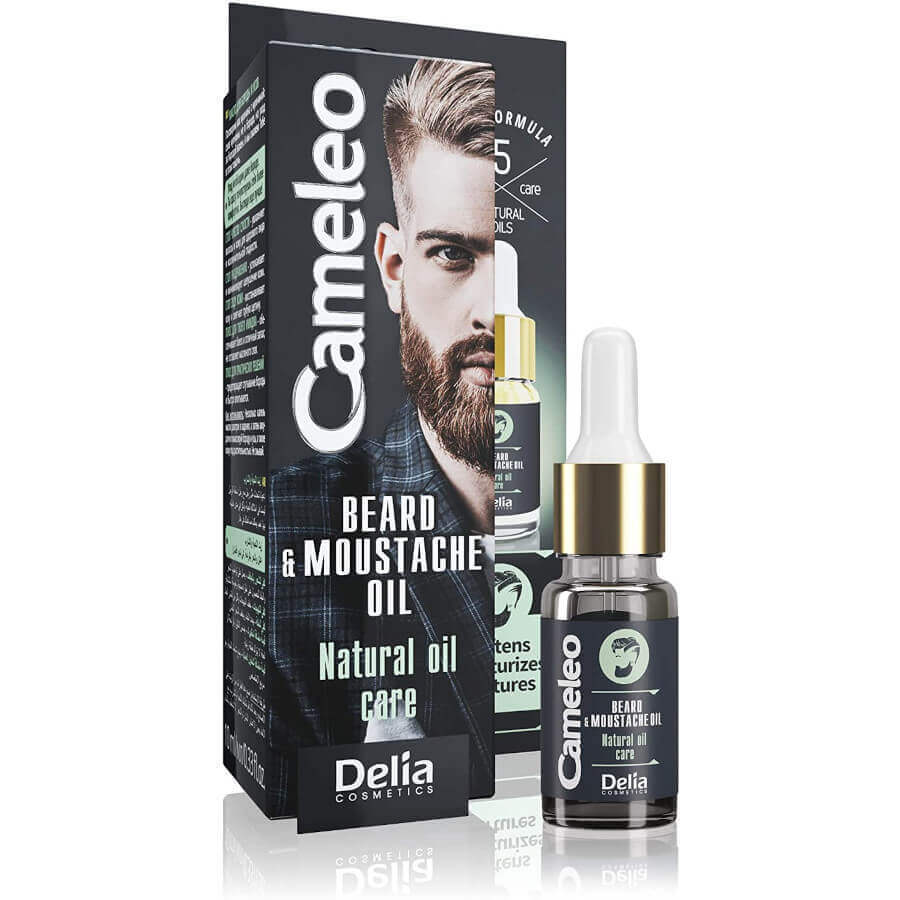 Beard and moustache oil, 10 ml, Cameleo