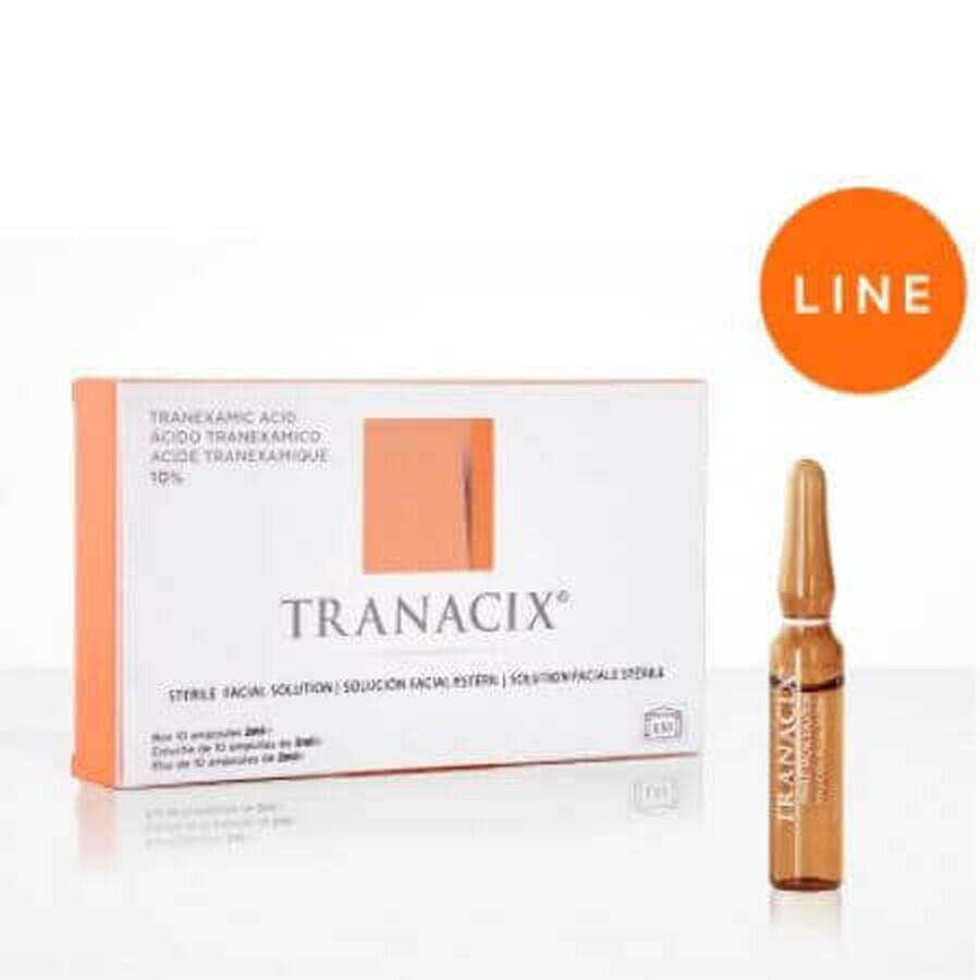 Tranacix steriele gezichtsoplossing flacons, 10 x 2 ml, LSI