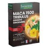 Maca 1500 Tribulus, 20 fiale, Santarome