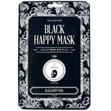 Maschera viso Happy Mask Nera, 25 ml, Kocostar