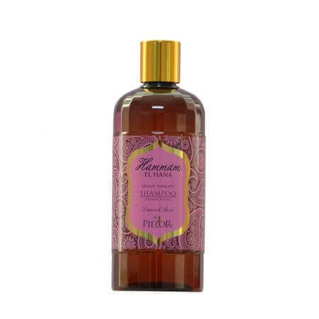 Shampoo per capelli alla Rosa Damascena, 400 ml, Pielor Hammam