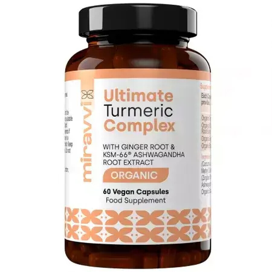 Ultimate Turmeric Organic Complex, 60 capsules, Miravvi