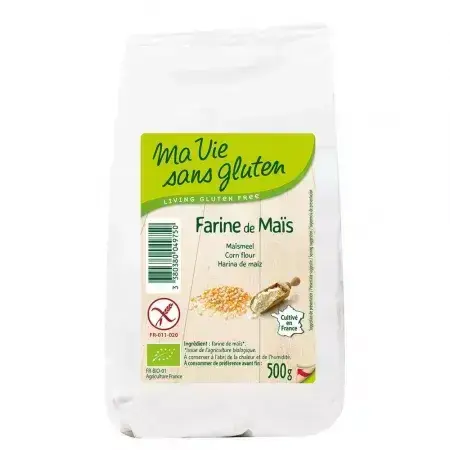 Farina di mais biologica, 500 g, Ma vie sans Gluten