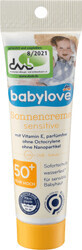 Babylove Protezione solare per pelli sensibili SPF 50+, 30 ml, 30 ml