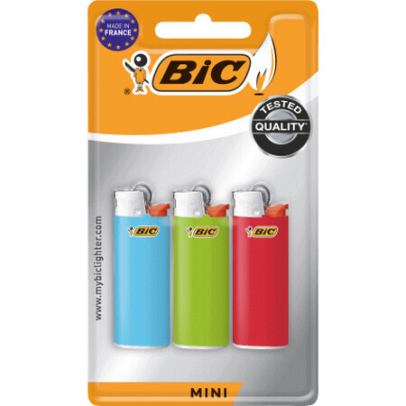 Accendini BIC Mini, 3 pz