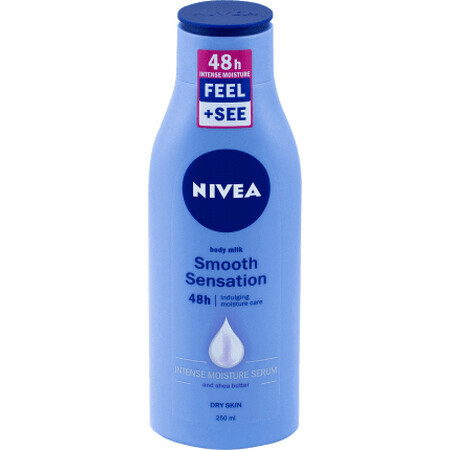 Nivea Smooth Sensation Körperlotion für trockene Haut, 250 ml, 250 ml