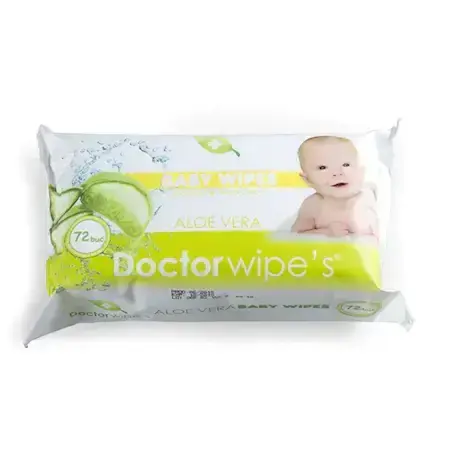 ALOE FC Feuchttücher x 72 Stück, Dr. Wipes