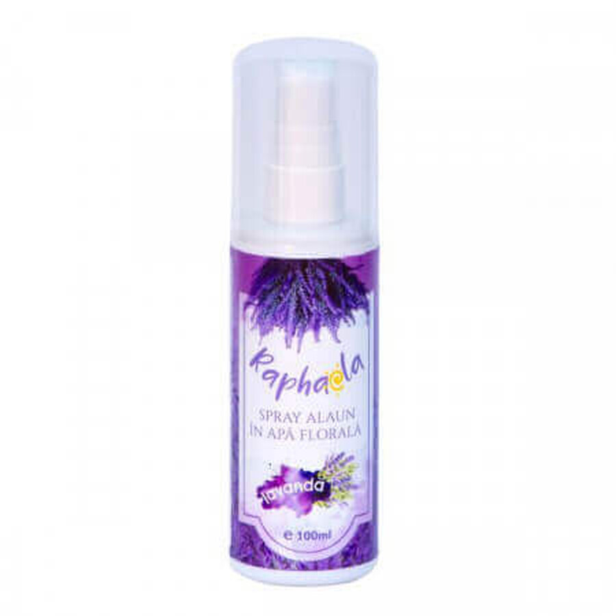 Spray all'allume in acqua floreale di lavanda 100ml, Steaua Divina