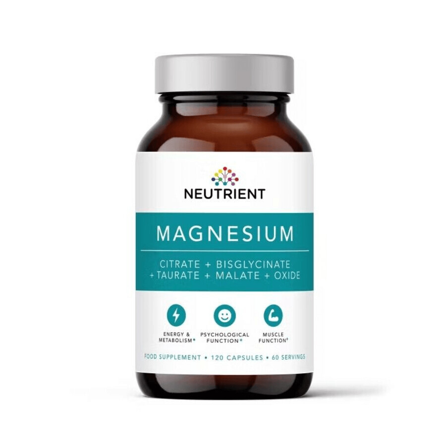 Magnesium x 120 capsules, Neutrient 