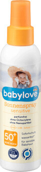 Babylove Spray protezione solare SPF 50+, 150 ml