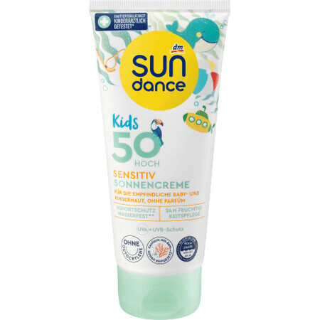 Sundance Protezione solare per bambini con pelle sensibile SPF 50, 100 ml