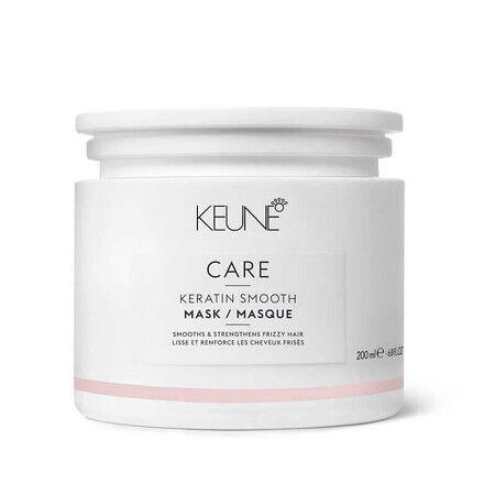 Care Keratin Maschera lisciante per capelli fragili, 200 ml, Keune